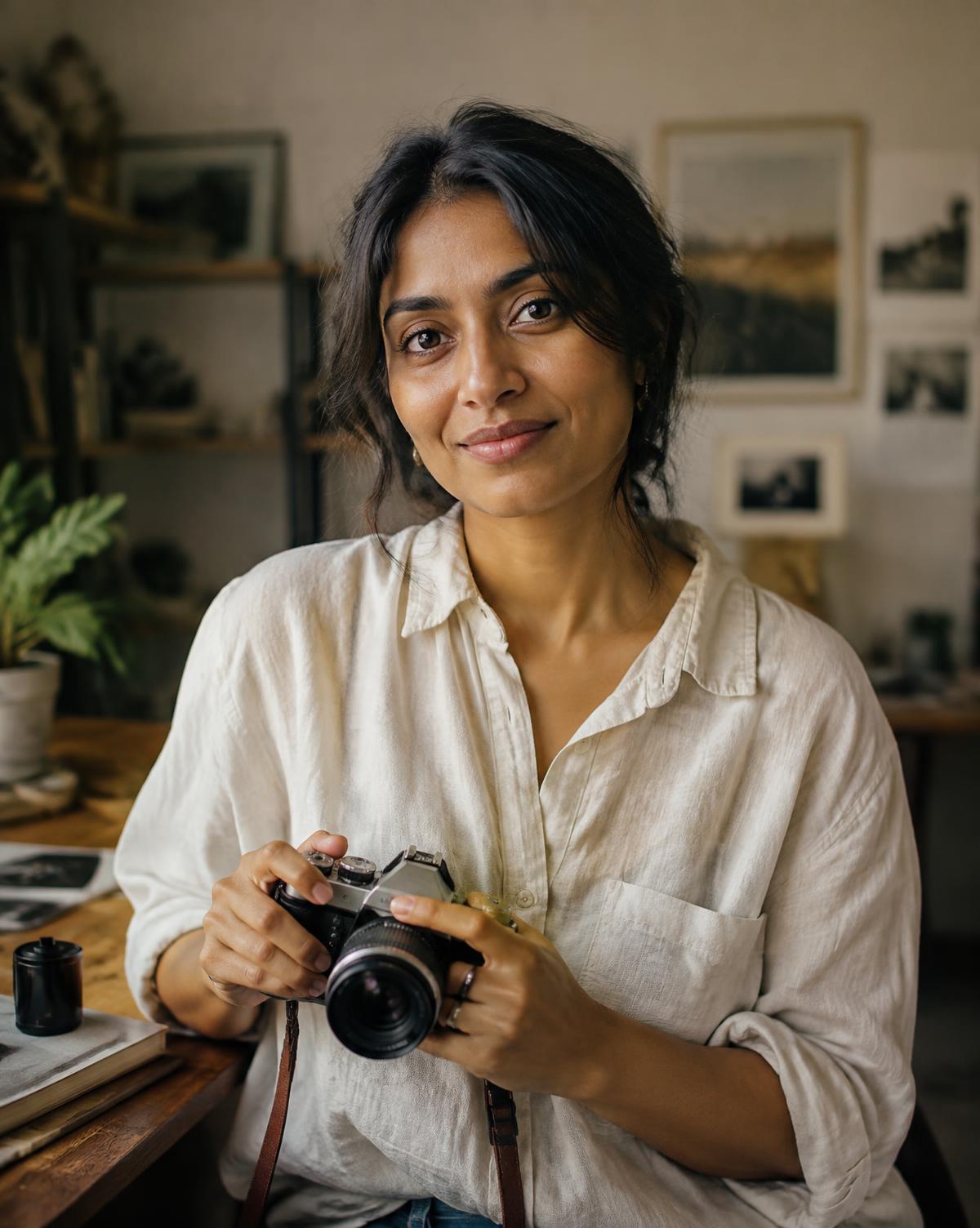 Meera, the photographer behind Little Light Portraits